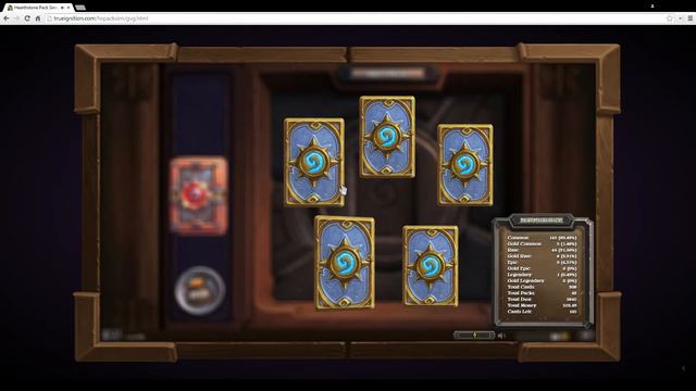 Hearthstone: Goblins vs Gnomes 80 pack opening in simulator смотреть онлайн