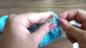 Потрясающий ажурный узор спицами. Подробный мастер-класс.