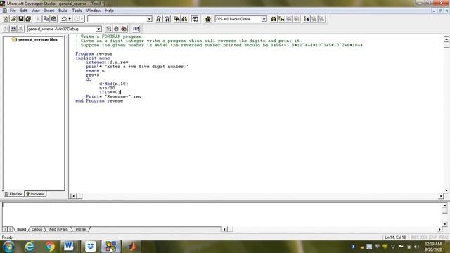 MATLAB & FORTRAN| General reversion of a program that will reverse any digits integer. смотреть онлайн