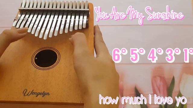 YOU ARE MY SUNSHINE [ Kalimba Cover with Numbered Notation Tabs] смотреть онлайн