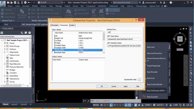 Lecture 4 : Double Railway Track Assembly with Cant Using Civil 3D 2021 including Station and Bridg смотреть онлайн