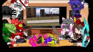 Реакция FNIA 2 на выживание в адской школе 5 | Gacha club.