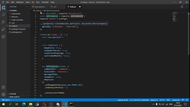 Discord.JS Создание Бота (2021) [#0]