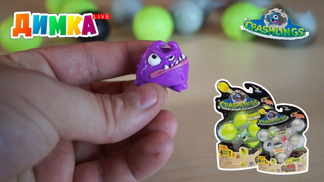 CRASHLINGS КРУПНЫМ ПЛАНОМ. Все мои монстрики Крэшлингс смотреть онлайн