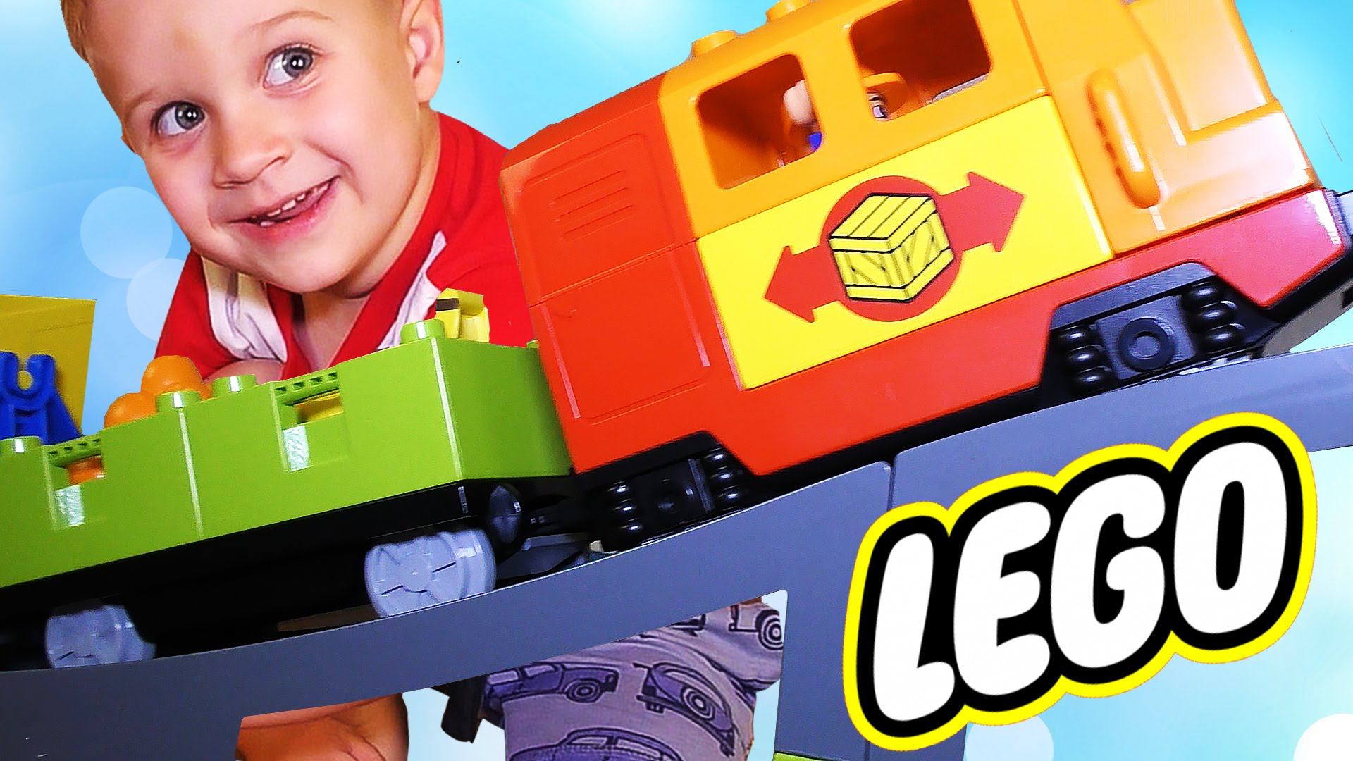 ★ LEGO Duplo Большой Поезд Делюкс Конструктор LEGO Duplo Deluxe Train Set Паровозик Unpacking Toys