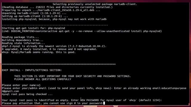 How To install Easy Hosting Control Panel EHCP On Ubuntu 18.04 LTS смотреть онлайн