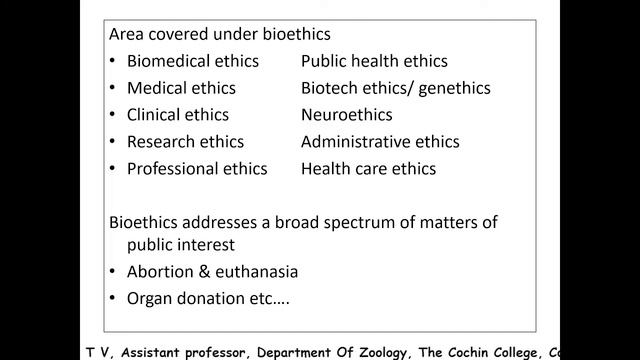 Bioethics Part 1- Introduction to bioethics смотреть онлайн