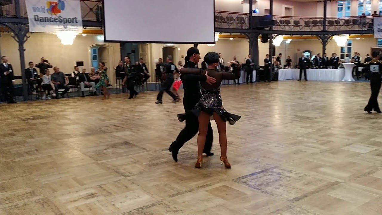 GOC-2019. WDSF Open Senior-3 Latin. Final. Oleg Eskov - Yulia Mikhina. Samba. 17.08.2019 смотреть онлайн