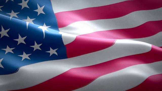 Flag USA - развевающийся флаг США смотреть онлайн