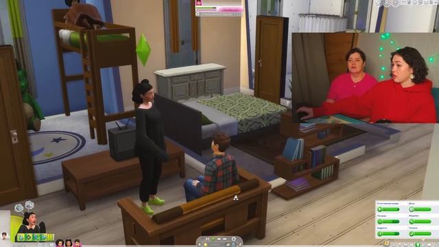 РОЖАЕМ С МАМОЙ В SIMS 4 С МОДАМИ смотреть онлайн