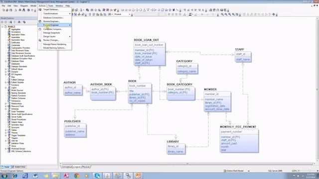 ERwin Data Modeler Forward Engineering (Generate DDL) смотреть онлайн