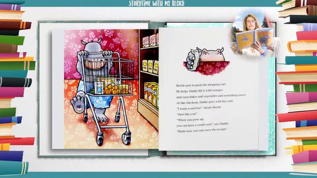Kids Book Read Aloud | Bertie Just Like Daddy by Marcus Pfister | Ms. Becky & Bear's Storytime смотреть онлайн