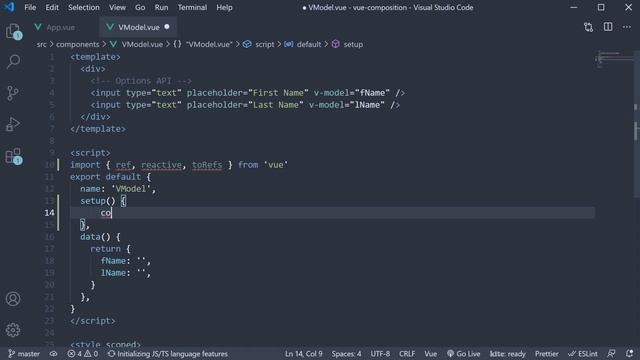 Vue JS 3 Tutorial - 56 - v-model and Composition API смотреть онлайн