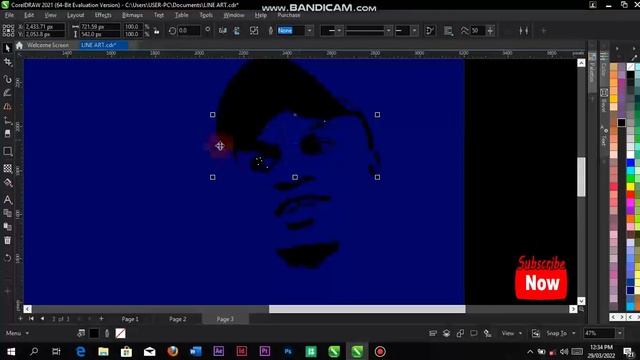 How to convert jpg to vector using line art in Corel draw смотреть онлайн