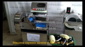 Обзор нарезки зелени и овощей на  SL-JL-801 от РостПищМаш