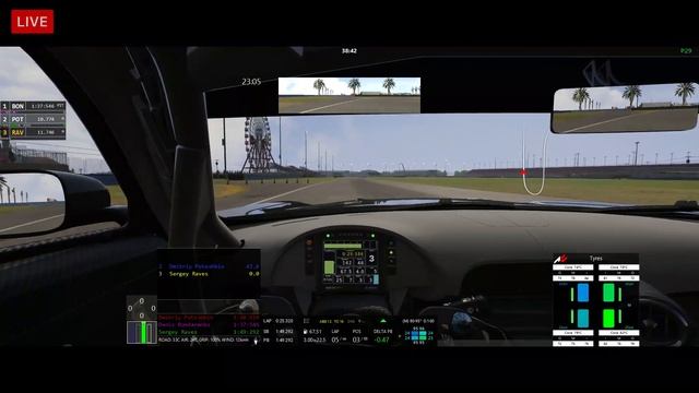 Test Daytona @ GT3 - LIVE ONBOARD смотреть онлайн