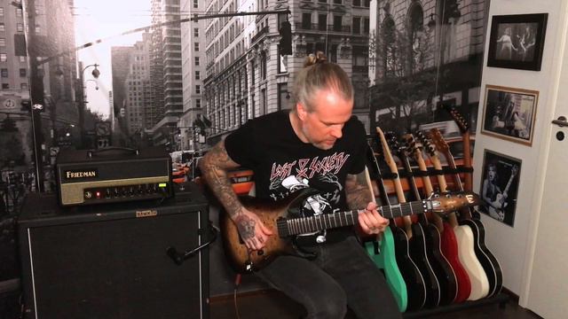 ESP LTD H-1001FR Black Natural Burst - Euge Valovirta esittelee смотреть онлайн