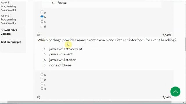 NPTEL Programming In Java Week 8 assignment 8 Quiz Answers 2022 || Unique Jankari. смотреть онлайн