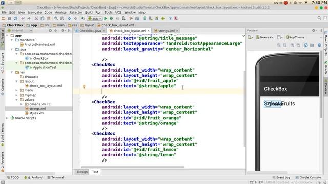51 Android Studio CheckBox смотреть онлайн