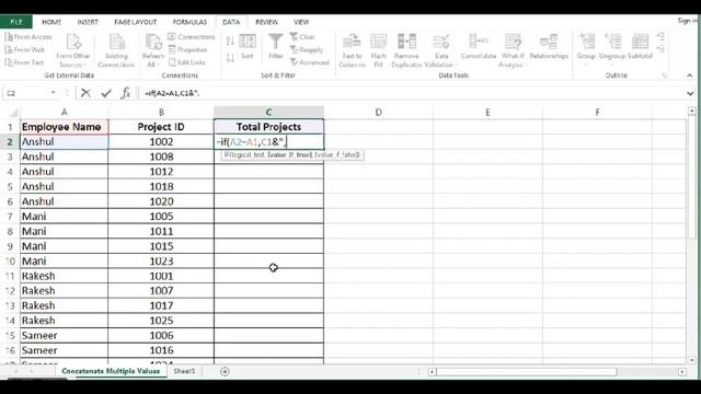 Combine Multiple Cells in Excel 2013 - Youtube смотреть онлайн