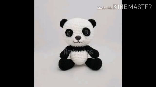 Panda em crochê amigurumi смотреть онлайн