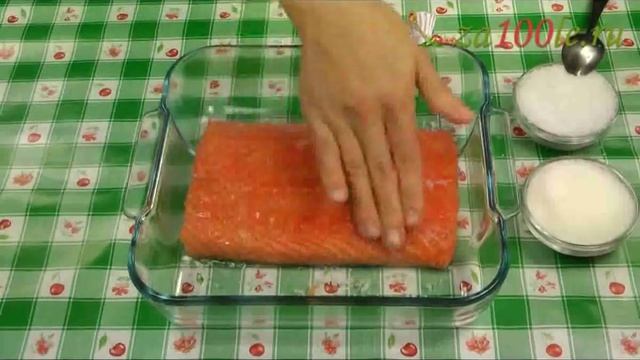 Слабосолёная сёмга видео рецепт смотреть онлайн