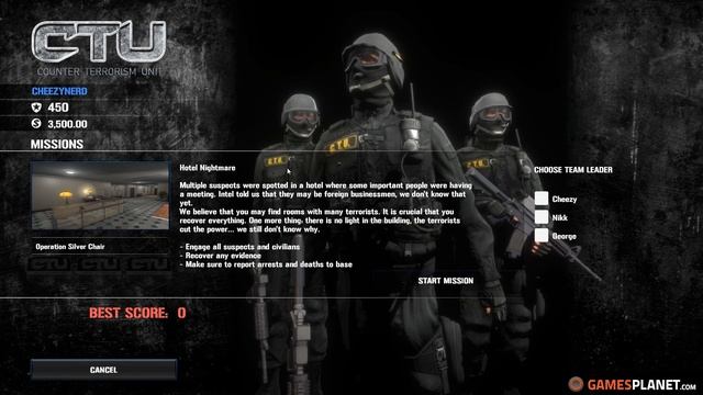 CTU: Counter Terrorism Unit - Team Killing #1 (HD 1080p 60 FPS) смотреть онлайн