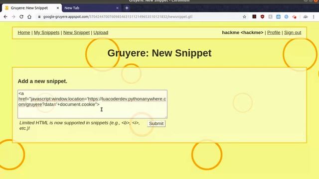 Hacking Gruyere Using Cookies смотреть онлайн