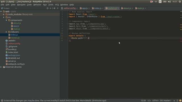 Full Stack JS (React, Redux) - routing & layout component #4 смотреть онлайн