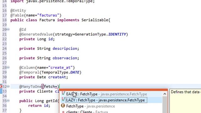 Clases Entity Factura y Cliente смотреть онлайн