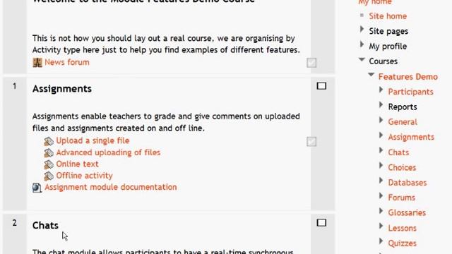 Course section links in Moodle 2.2 смотреть онлайн