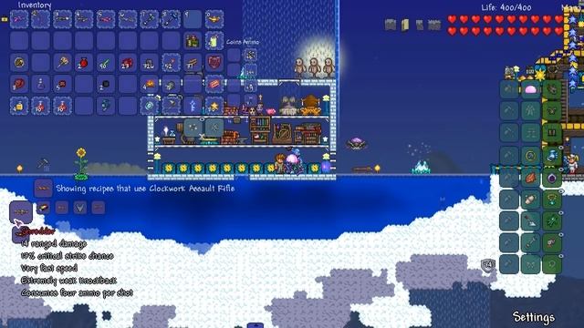 SNOWBALL CHAINGUN! Terraria 1.3 MODDED v5 Ep.12 смотреть онлайн