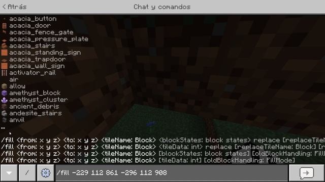?COMO RELLENAR BLOQUES EN MINECRAFT BEDROCK Y JAVA 2023 *COMO USAR EL COMANDO FILL*✔️ смотреть онлайн
