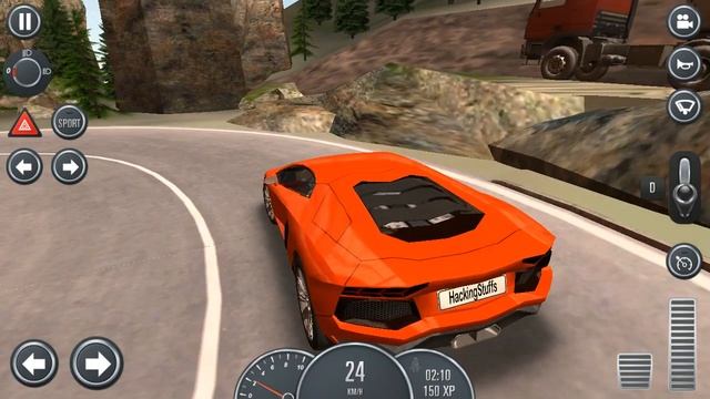 Driving School 2016 | Android | Walkthrough | Stage: Alps| Lamborghini Huracan смотреть онлайн