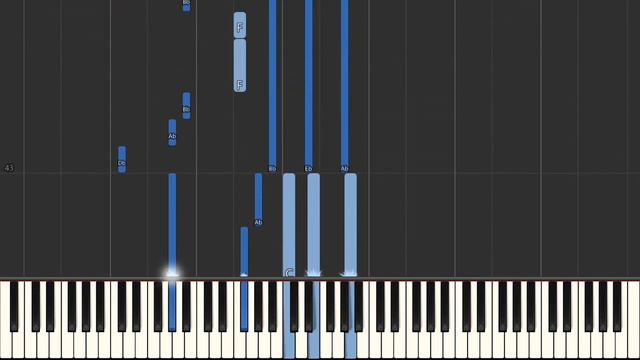 Snowfall Jazz version Tony Bennett [Piano Tutorial] Synthesia смотреть онлайн