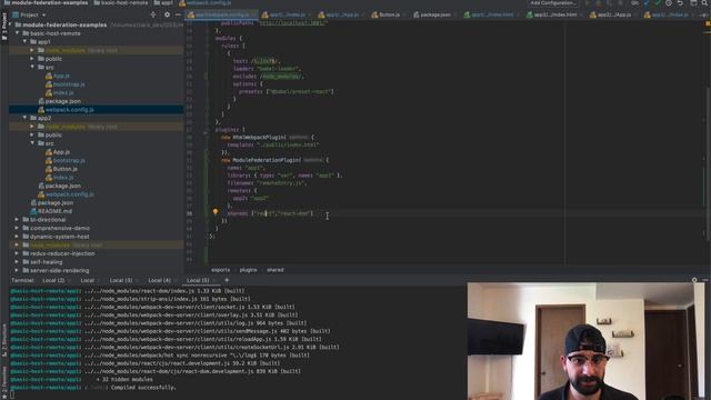 Webpack 5 Module Federation. Stitching two basic apps together смотреть онлайн