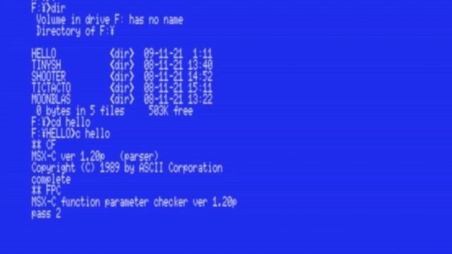 MSX-DOS Programming in openMSX смотреть онлайн