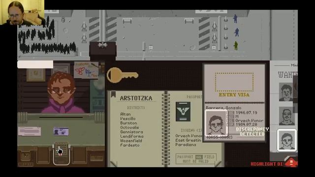 Angry Violent Motorcyclist - Papers, Please Ep 07 смотреть онлайн