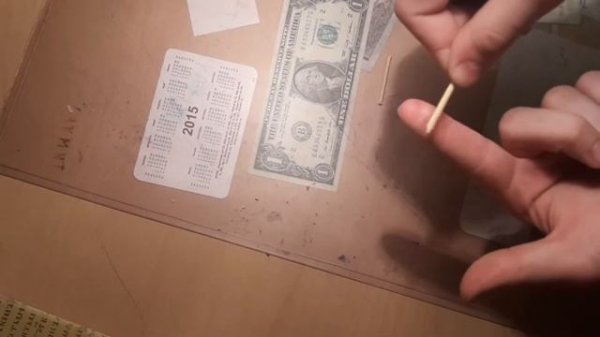 секрет фокуса ,,прыгающая спичка''