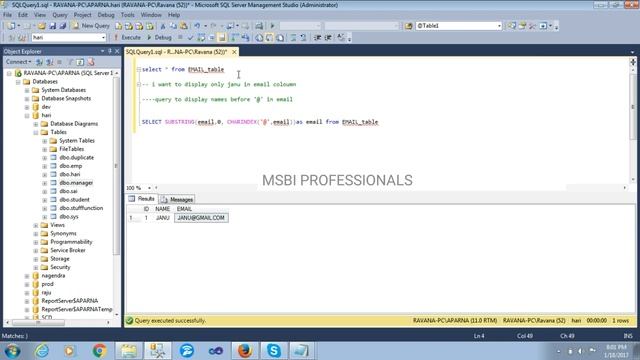 How To Split Name in EMAIL Before @ Symbol смотреть онлайн
