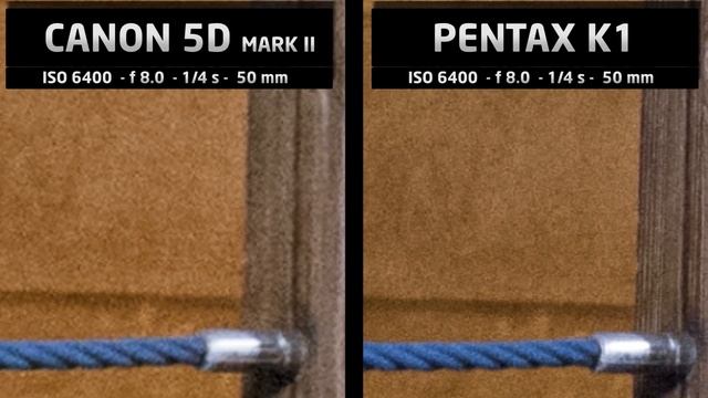 CANON 5D MARK II VS PENTAX K1: PHOTO 6400 ISO and VIDEO1600 ISO смотреть онлайн