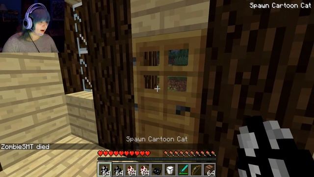 Minecraft NEW CARTOON CAT MOD / CARTOON DOG, CARTOON CAT, CARTOON MONSTERS!! Minecraft Mods смотреть онлайн