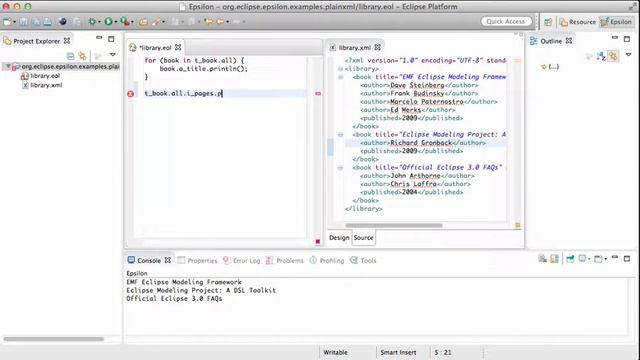 Scripting plain XML documents with EOL смотреть онлайн