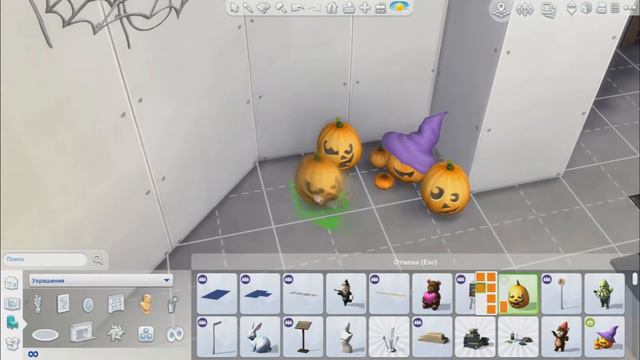 The Sims 4: Строим домик "Тыковка")) смотреть онлайн