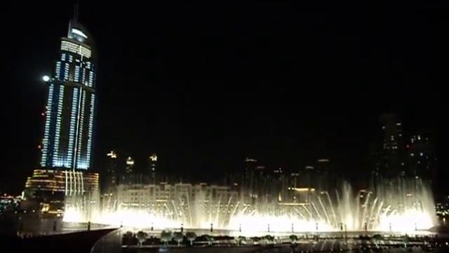 View from Armani Hotel Dubai in Burj Khalifa. смотреть онлайн