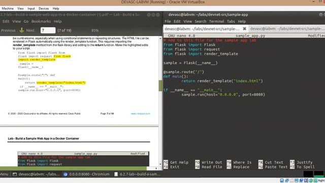 Build a Sample Web App in a Docker Container смотреть онлайн