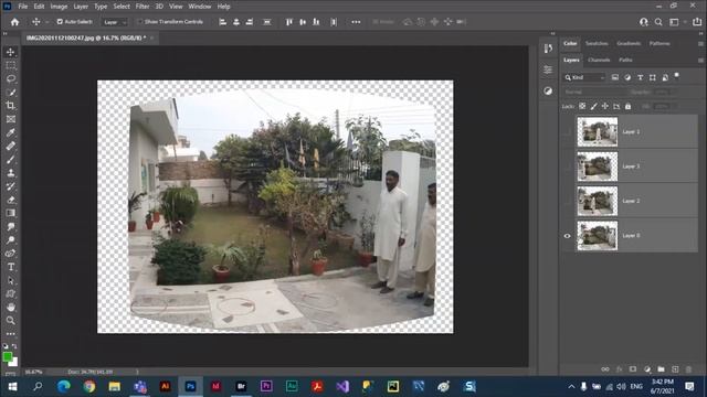 Class 33 - Auto Align Layers and Stack Mode - Adobe Photoshop 2021 Tutorial Urdu Hindi смотреть онлайн