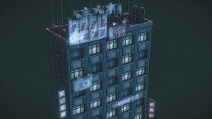 Многоквартирный дом в Blender — 3D моделирование Timelapse