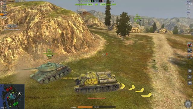 World of Tanks Blitz - Прохождение.#6.Это как второй но на этаж повыше.СУ 85. смотреть онлайн