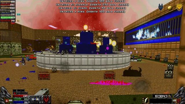 Journey to Hell #2 [Doom 2 wad /w Guncaster & Colourful Hell mods] смотреть онлайн